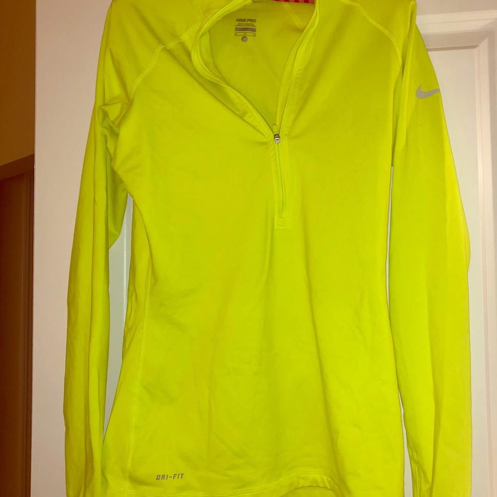 Nike pro zip up